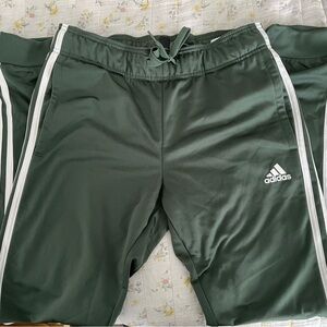 Adidas Women’s Sage Green Track/Soccer Pants Size Small